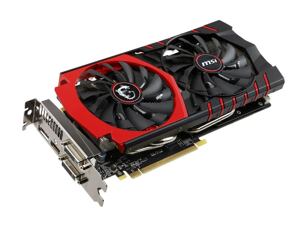 MSI-970G4O - MSI Nvidia GeForce GTX 970 Gaming 4GB GDDR5 256-Bit 2x DVI/HDMI/DisplayPort PCI Express Video Graphics Card