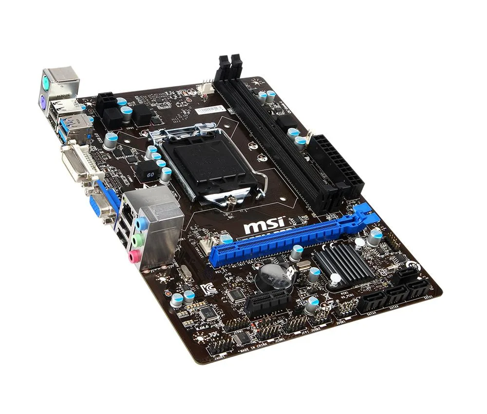 MSI-B85M-P33 - MSI Socket LGA 1150 Intel B85 Express Chipset DDR3 2x DIMM 2x SATA 6.0Gb/s Micro-ATX Motherboard