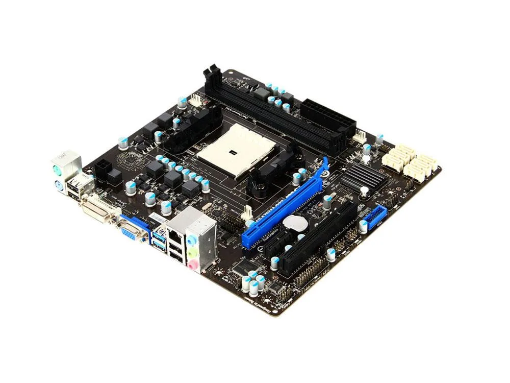 MSI-FM2-A75MA-P33 - MSI Socket FM2 AMD A75 Chipset Support DDR3 2x DIMM 6x SATA 6.0Gb/s Micro-ATX Motherboard