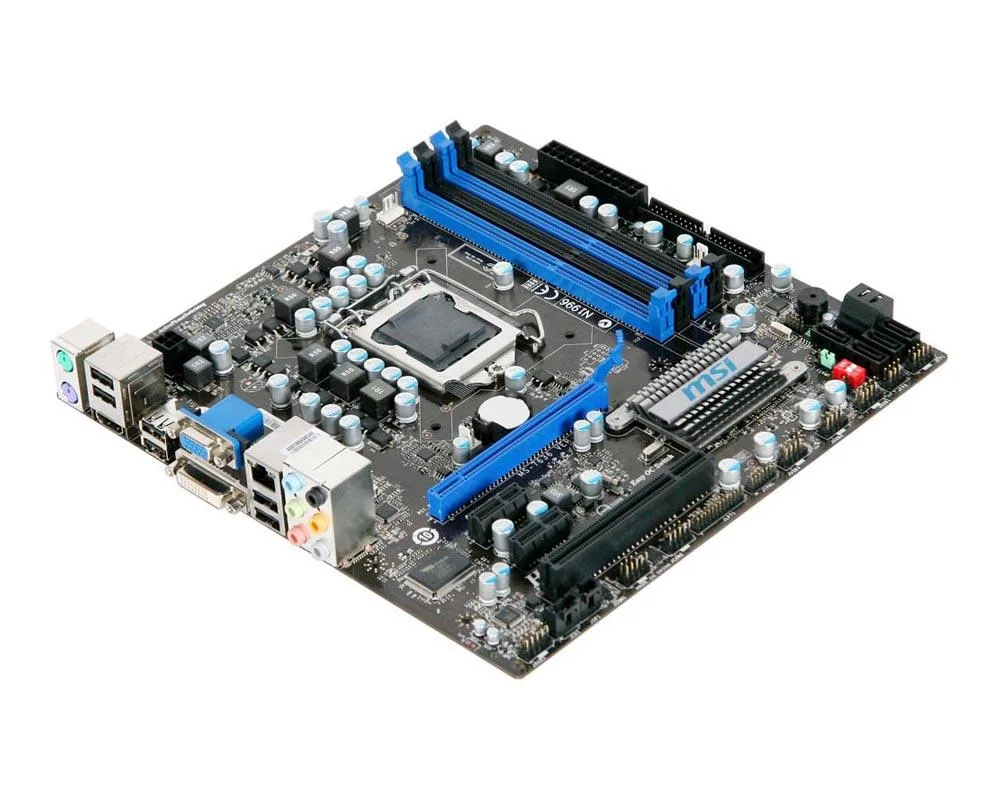 MSI-H55M-E33 - MSI Socket LGA 1156 Intel H55 Express Chipset DDR3 4x DIMM 6x SATA 3.0Gb/s Micro-ATX Motherboard