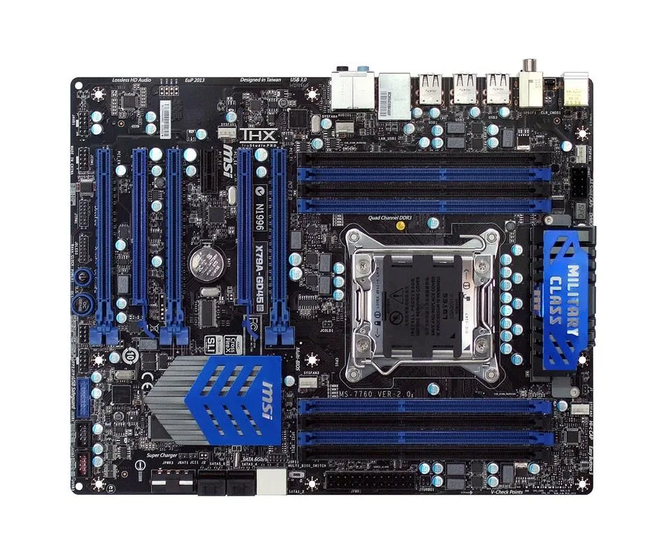 MSI-X79A-GD45-8D - MSI Socket LGA 2011 Intel X79 Chipset DDR3 8x DIMM 2x SATA3 6.0Gb/s ATX Motherboard