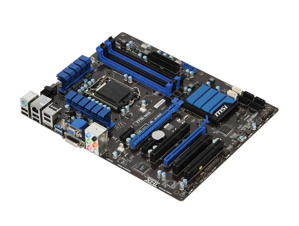 MSI-Z77A-G43 - MSI Socket LGA 1155 Intel Z77 Chipset DDR3 4x DIMM 4x SATA 3.0Gb/s ATX Motherboard
