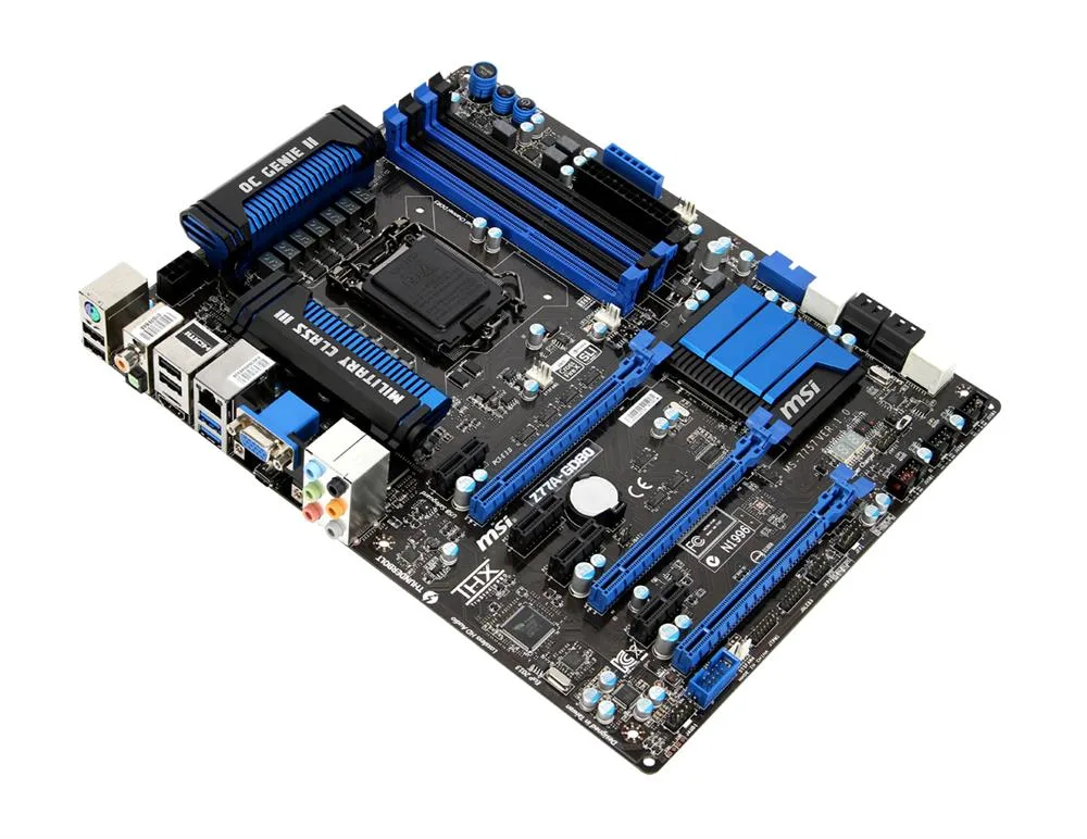 MSI-Z77A-GD80 - MSI Socket LGA 1155 Intel Z77 Chipset DDR3 4x DIMM 4x SATA 3.0Gb/s ATX Motherboard