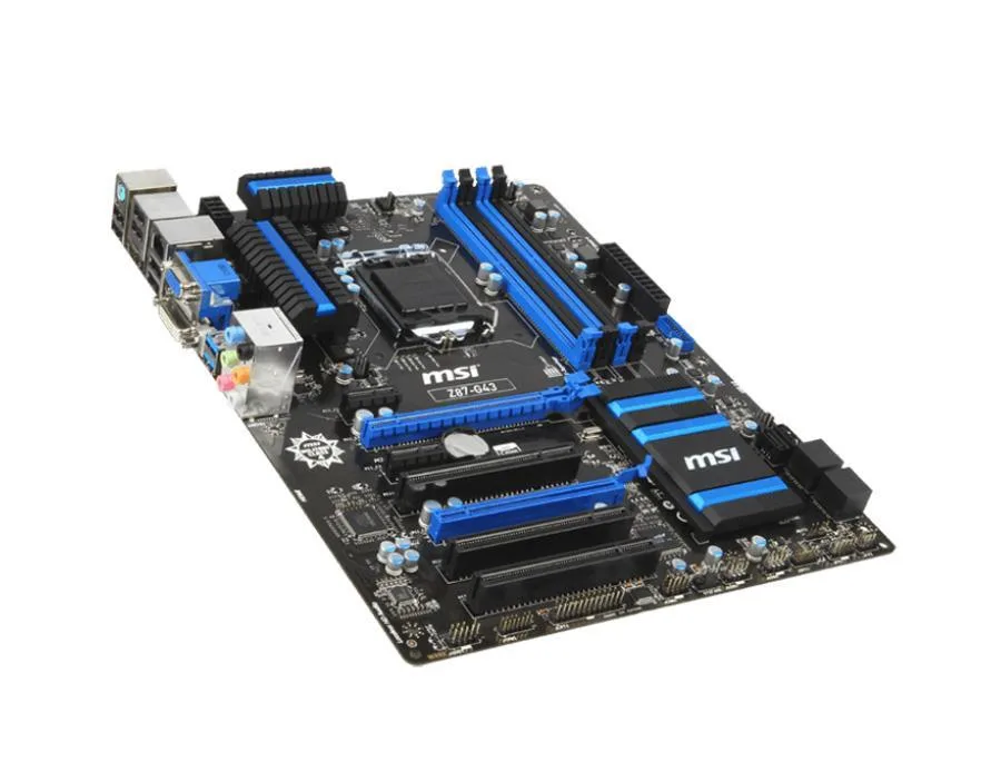 MSI-Z87-G43 - MSI LGA1150 Intel Z87 DDR3 Vga DVI-d Motherboard