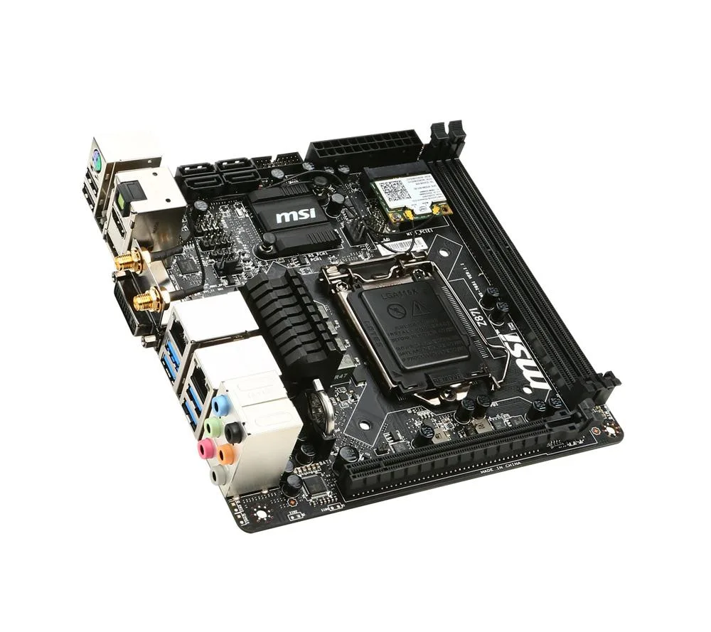 MSI-Z87I - MSI Socket LGA 1150 Intel Z87 Express Chipset DDR3 2x DIMM 4x SATA 6.0Gb/s Mini-ITX Motherboard