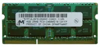 MT16JSF51264HZ-1G4 - Micron 4GB DDR3-1333MHz PC3-10600 non-ECC Unbuffered CL9 204-Pin SoDimm Dual Rank Memory Module