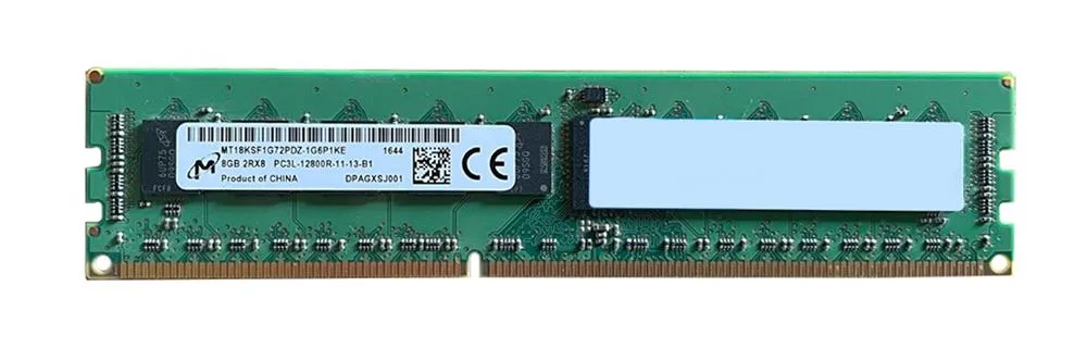 MT18KSF1G72PDZ-1G6P1KE - Micron 8GB DDR3-1600MHz PC3L-12800 ECC Registered CL11 240-Pin RDIMM 1.35V Dual Rank Memory Module