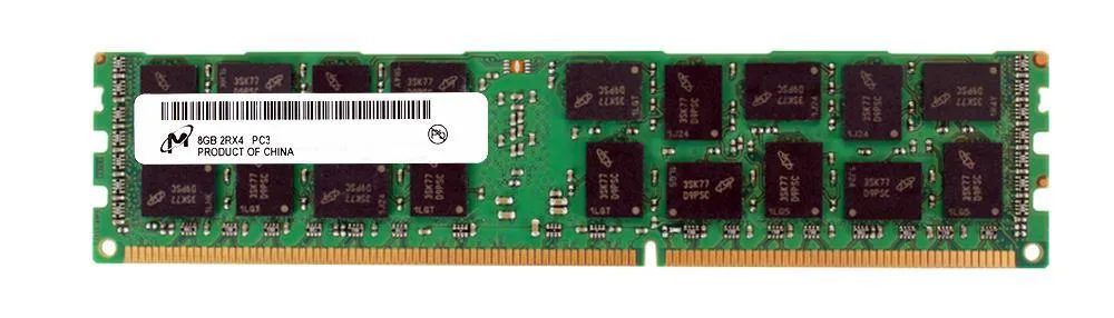 MT36KSF1G72PZ-1G6K1HG - Micron 8GB DDR3-1600MHz PC3L-12800 ECC Registered CL11 240-Pin RDIMM 1.35V Dual Rank Memory Module