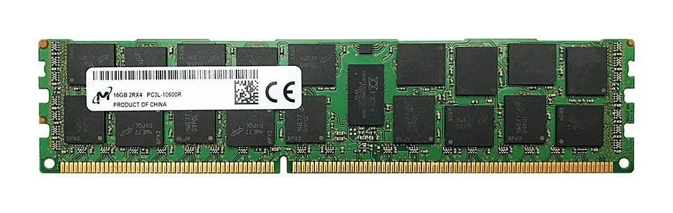 MT36KSF2G72PZ-1G4P1KG - Micron 16GB DDR3-1333MHz PC3L-10600 ECC Registered CL9 240-Pin RDIMM 1.35V Dual Rank Memory Module