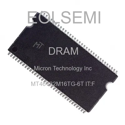 MT46V32M16TG-75IT - Micron LPDDR-266MHz 32Mx16-75 CL2 DRAM Memory Chip