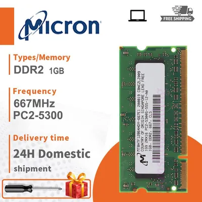 Micron MT47H256M4HQ-3E:E DDR2-667MHz 256Mx4 Pb-Free DRAM Memory Chip