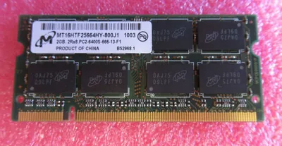Micron MT47H256M8RT-25:C DDR2-800MHz 256Mx8 (2GB) DRAM Memory Chip