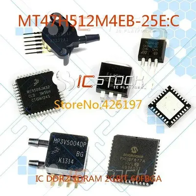 Micron MT47H512M4EB-25E:C DDR2-800MHz 512Mx4 DRAM Memory Chip