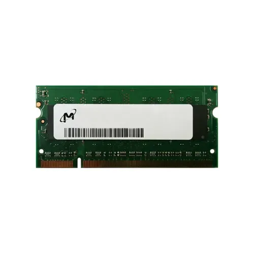 MT4HTF6464HY-667 - Micron 512MB DDR2-667MHz PC2-5300 non-ECC Unbuffered CL5 200-Pin SoDimm Single Rank Memory Module