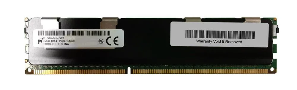MT72KSZS4G72PZ-1G4E2HG - Micron 32GB DDR3-1333MHz PC3L-10600 ECC Registered CL9 240-Pin RDIMM 1.35V Quad Rank Memory Module