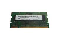 MT9HTF6472RHZ-667 - Micron 512MB DDR2-667MHz ECC Registered CL5 200-Pin SODIMM 1.8V Single Rank Memory Module