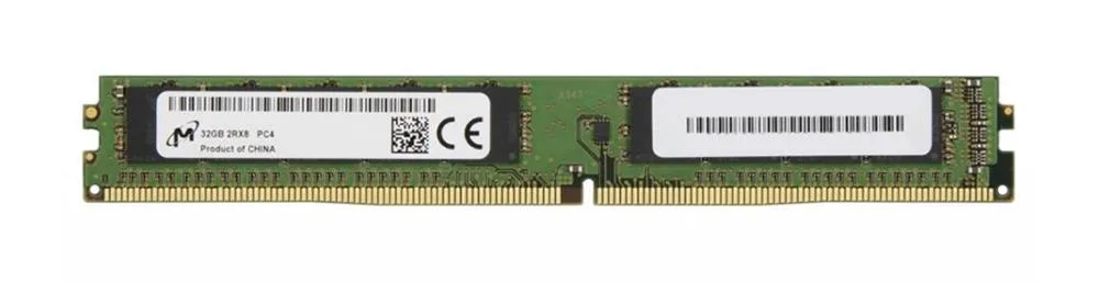 MTA18ADF4G72AZ-2G6B2ZI - Micron 32GB DDR4-2666MHz PC4-21300 ECC Unbuffered CL19 288-Pin VLP UDIMM 1.2V Dual Rank Memory Module