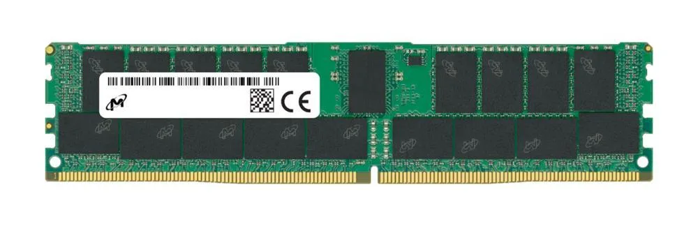 MTA36ASF8G72PZ-2G9E1VI - Micron 64GB DDR4-2933MHz PC4-23400 ECC Registered CL21 288-Pin RDIMM 1.2V Dual Rank Memory Module