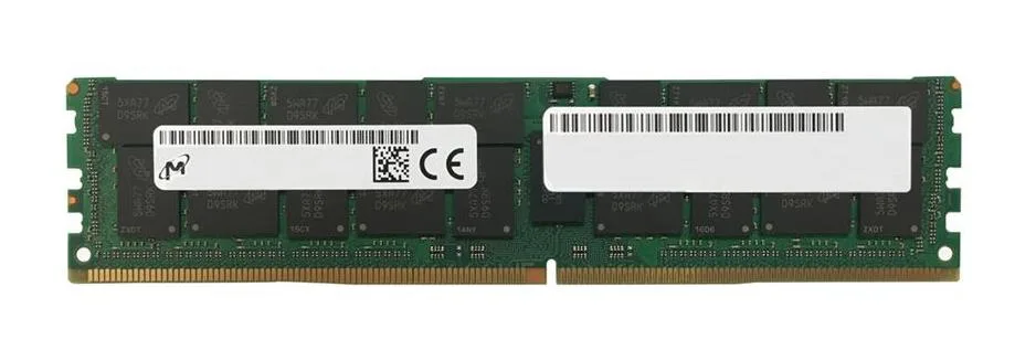 MTA72ASS8G72LZ-2G9D3TI - Micron 64GB DDR4-2933MHz PC4-23400 ECC Registered CL21 288-Pin LRDIMM 1.2V Quad Rank Memory Module