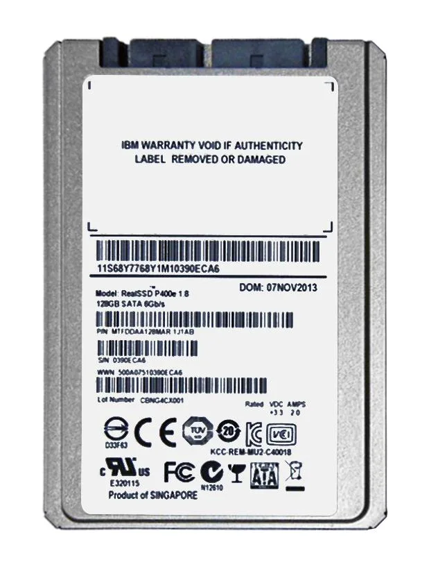 MTFDDAA128MAR-1J1AB - Micron Technology 128GB SATA 6Gb/s 1.8-inch Solid State Drive