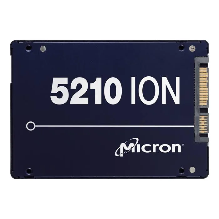 MTFDDAK3T8QDE-2AV16A - Micron 5210 ION Series 3.84TB SATA 6Gb/s 2.5-inch 3D QLC NAND 7MM TCG Enabled Enterprise Solid State Drive
