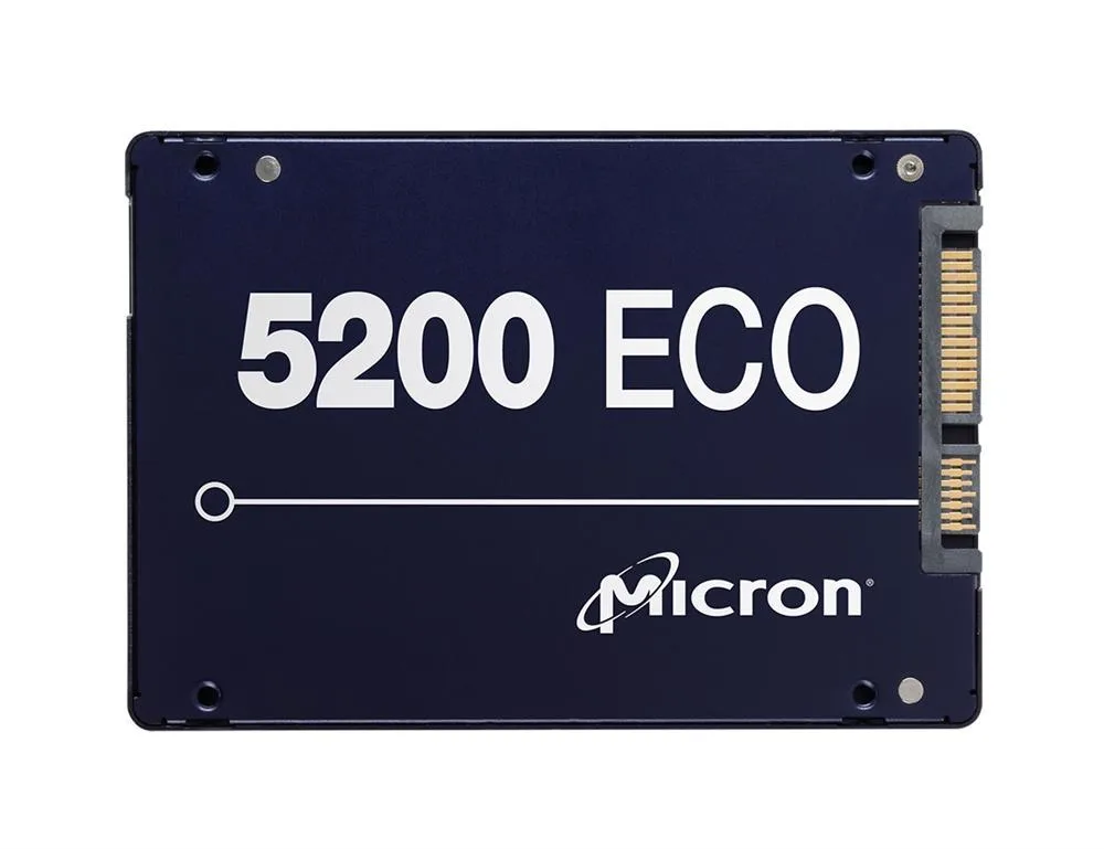 MTFDDAK7T6TDC-1AT1ZA - Micron 5200 ECO 7.68TB SATA 6Gb/s 3D TLC 2.5-inch 7MM Solid State Drive