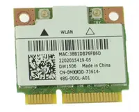 MXX0D - Dell WiFi Card Atheros Mini PCI-Express 802.11b/g/n Internal Mini Inspiron 15 (3531)