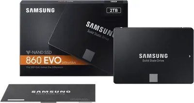 Samsung MZ-76E2T0B/AM 860 EVO Series 2TB Multi-Level-Cell SATA 6Gb/s 2.5-inch Solid State Drive