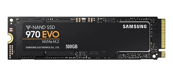 MZ-V7E500 - Samsung 970 EVO 500GB Triple-Level Cell (TLC) PCI Express 3.0 x4 NVMe M.2 2280 Solid State Drive