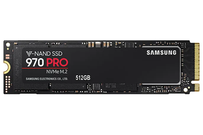 MZ-V7P512 - Samsung 970 PRO 512GB 3D Multi-Level Cell (MLC) 512MB Cache PCI Express 3.0 x4 NVMe M.2 2280 Solid State Drive