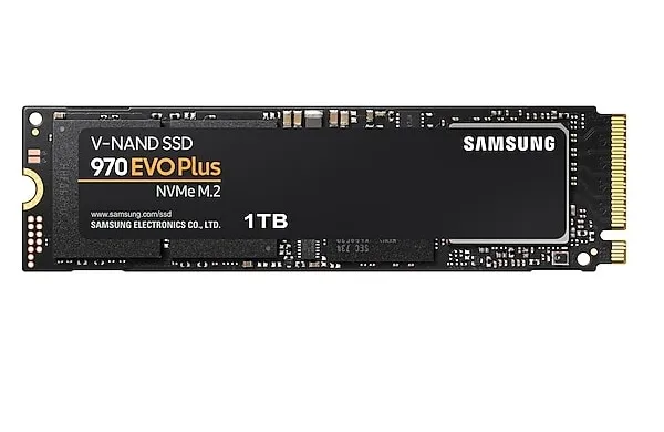 MZ-V7S1T0BW - Samsung 970 EVO Plus 1TB Multi-Level-CellM.2 2280 PCI-Express 3.0 x4, NVMe 1.3 Solid State Drive