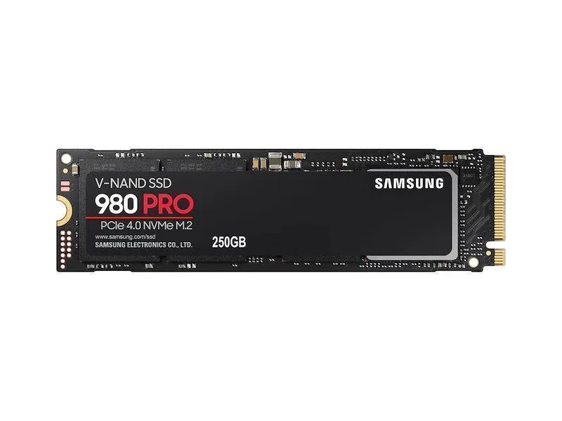 MZ-V8P250BW - Samsung 980 PRO Series 250GB Multi-Level-Cell PCI-Express Gen 4.0 x4 NVMe M.2 2280 Solid State Drive