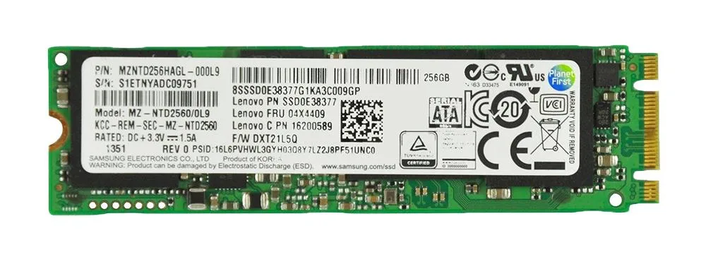 MZNTD256HAGL-000L9 - Samsung PM841 Series 256GB Triple-Level Cell SATA 6Gb/s M.2 2280 Solid State Drive