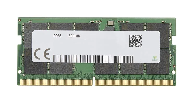 N05331-001 - HP 32GB DDR5-4800MHz/PC5-38400 Non-ECC Unbuffered CL40 262-Pin SODIMM 1.1V Dual Rank Memory Module