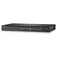 N1524 - Dell EMC PowerConnect N1524 24 x Ports 10/100/1000 + 4 x 10 Gigabit SFP+ Rack-Mountable Layer 2 Managed Switch
