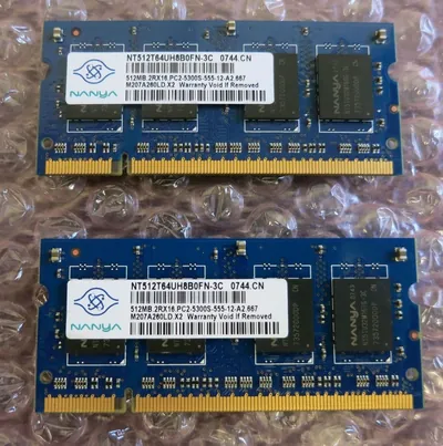 N2TU51216DG-3C - Nanya DDR2 32Mx16 PC 667 DRAM Memory Chip