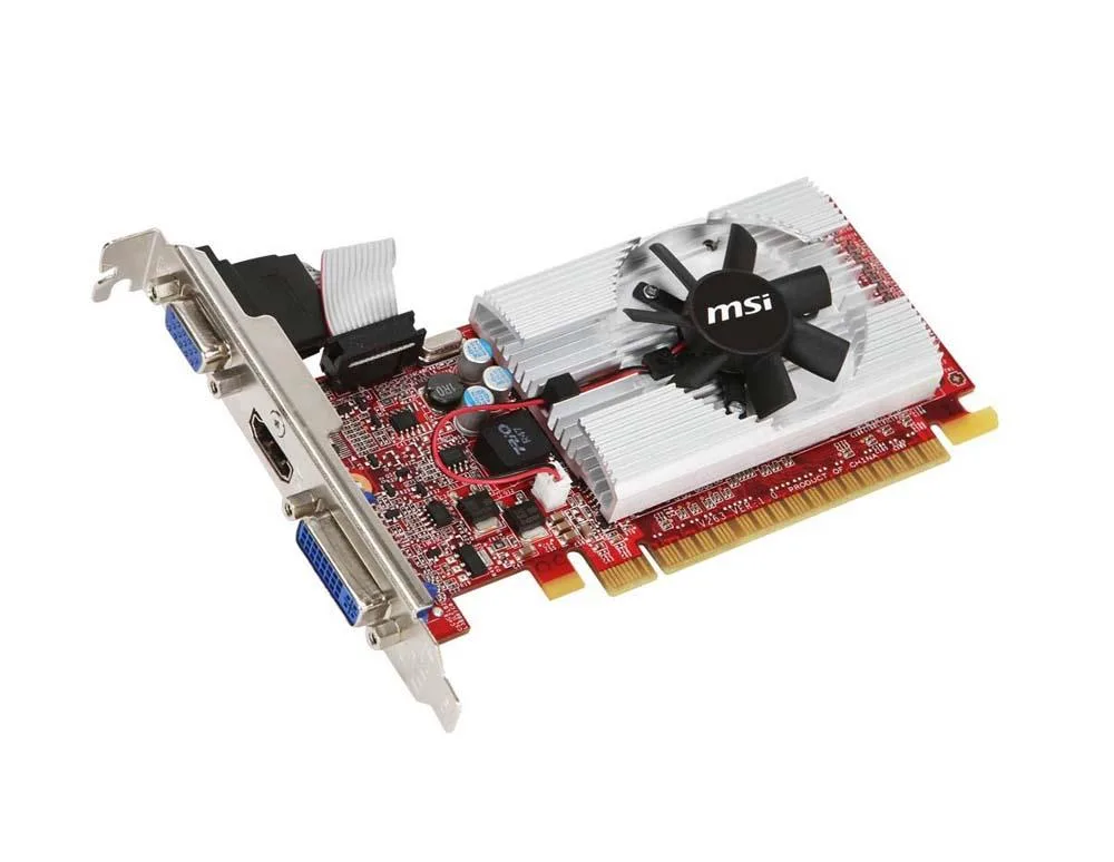 N520GTMD1GD3L - MSI Nvidia GT520 1GB PCI Express x16 DVI/ HDMI/ VGA Video Graphics Card