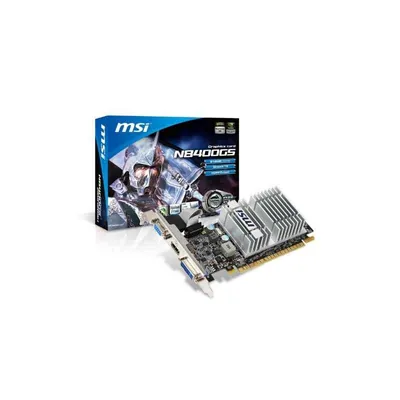 N8400GS-MD512H - MSI Nvidia GeForce 8400GS 512MB DDR2 64-Bit VGA DVI HDMI Low Profile PCI Express 2.0 x16 Video Graphics Card