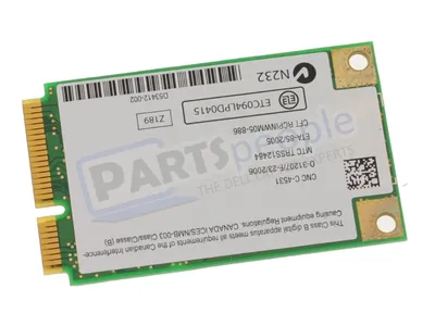 NC293 - Dell Pro Wireless 3945 802.11 a/b/g Mini Card DAO/MAL (RoHS)