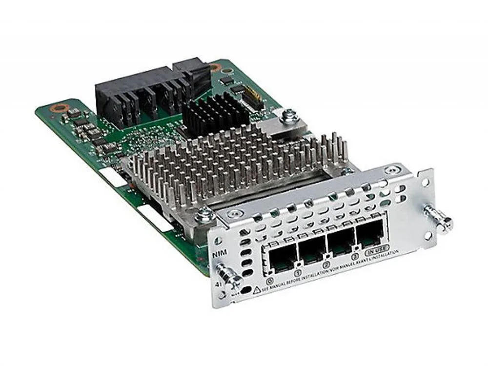 Cisco NIM-4E/M Fourth-Generation Network Interface Module