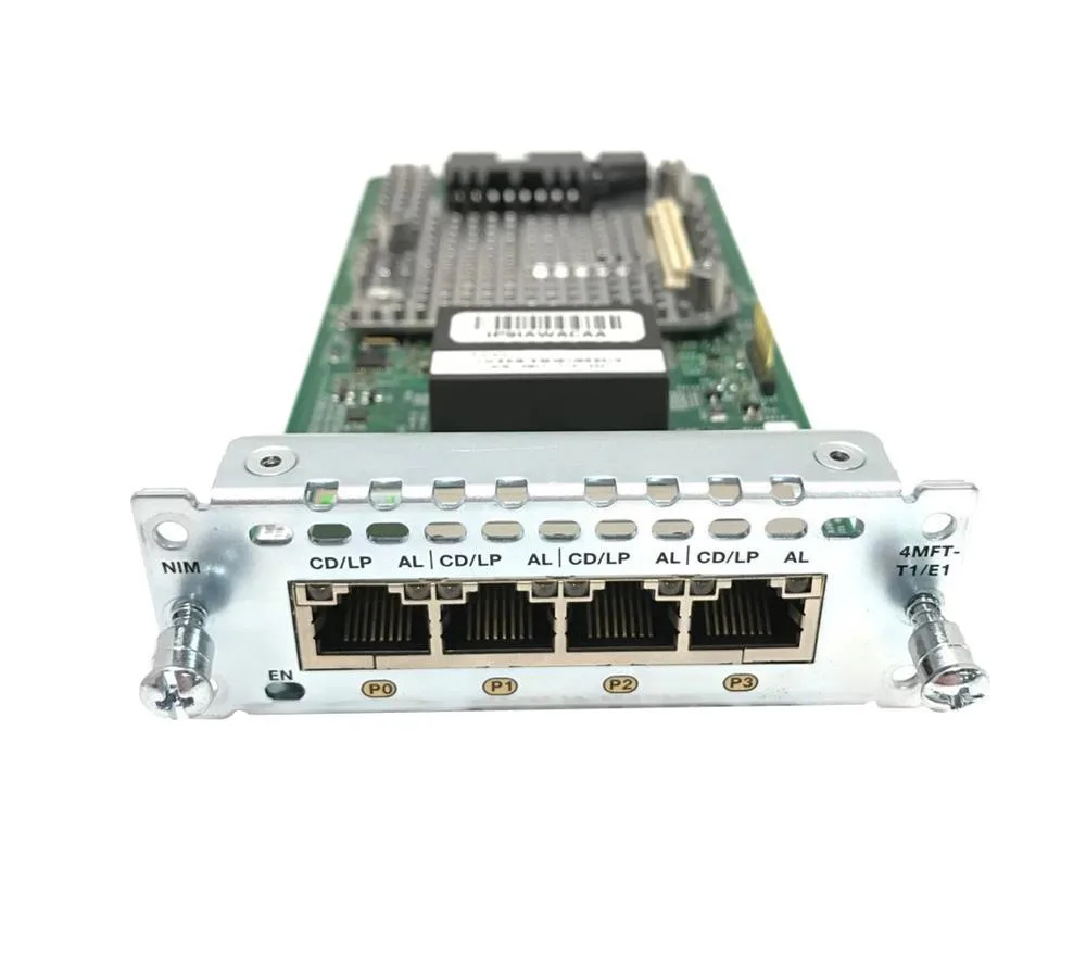 Cisco NIM-4MFT-T1/E1 4-Port Clear Channel Data and Voice T1/E1 Module