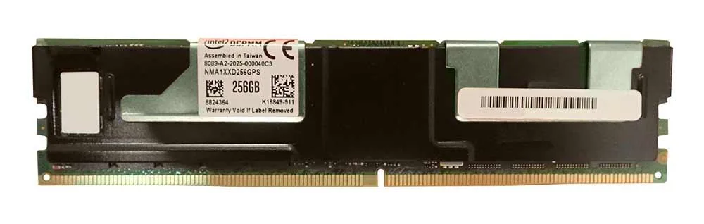 NMA1XXD256GPS - Intel 256GB DDR4-21300MHz/PC4-2666 ECC Registered CL19 288-Pin DCPMM 1.2V Memory Module