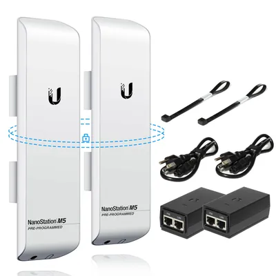 NSLOCOM5 - Ubiquiti NanoStation IEEE 802.11n 300Mbps Wireless Bridge