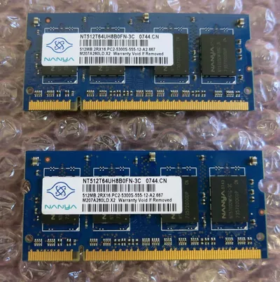 NT5TU256M8DY-3C - Nanya DDR2-667MHz 256Mx8 DRAM Memory Chip
