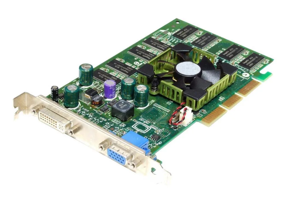 NV34A1 - Nvidia GeForce FX5200 128MB 64Bit VGA S-video AGP Video Graphics Card