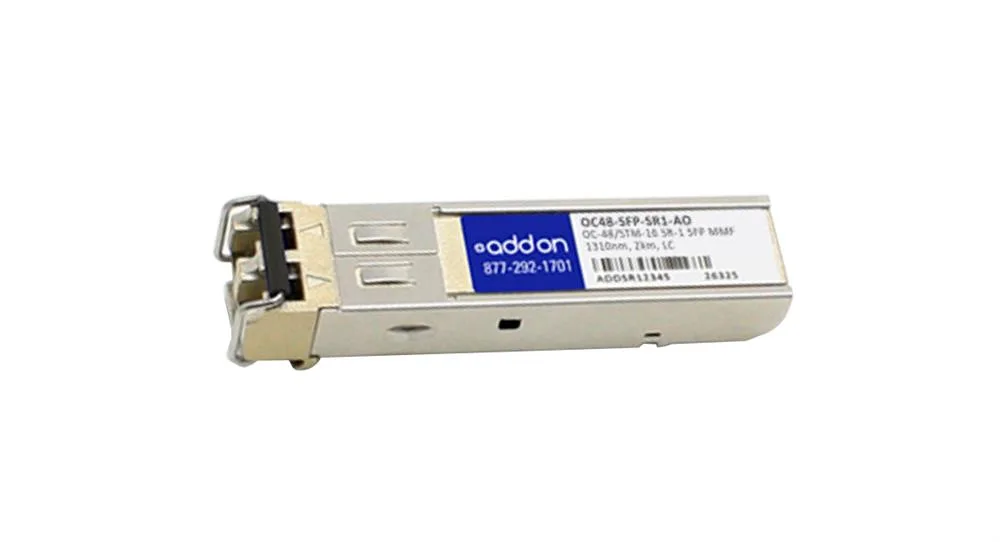 OC48SFPSR1AO - Addonics 2.5Gbps OC-48/STM-16 Single-mode Fiber 2km 1310nm Duplex LC Connector SFP Transceiver Module
