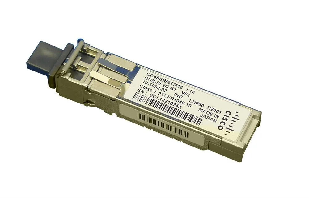 ONS-SI-2G-S1 - Cisco Single-Mode 2.48Gbps OC-48/STM-16 SR-1 Fiber 2km 1310nm Duplex LC Connector SFP Transceiver Module