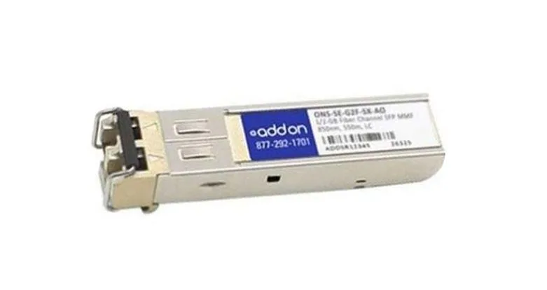 ONSSEG2FSXAO - Addonics 2Gbps 2GBase-SW Multi-mode Fibre Channel 550m 850nm LC Connector SFP Transceiver Module