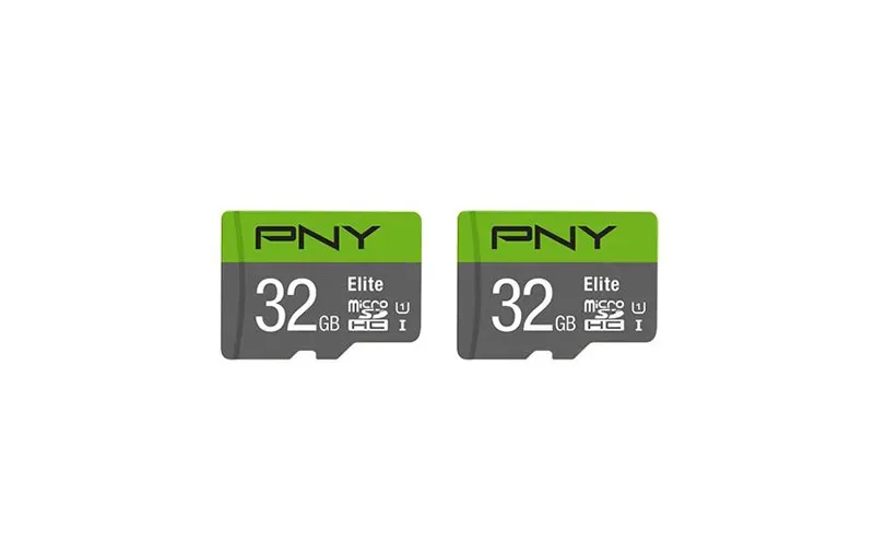 P-SDU32X2U185EL-GE - PNY Elite 32GB Class 10 microSDHC Flash Memory Card (2 Pack)