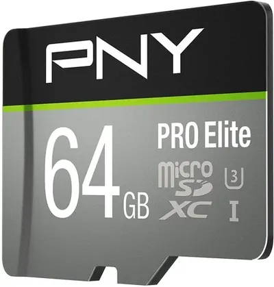 P-SDUX64U395PROE-GE - PNY PRO Elite 64GB microSDXC Flash Memory Card